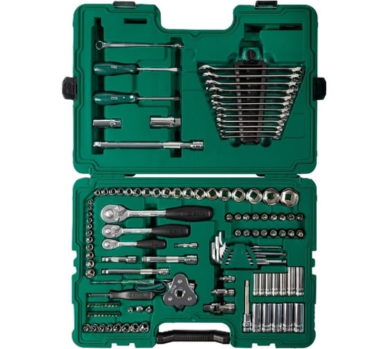 Изображение товара Универсальный набор инструмента 128 шт, 1/4, 3/8 и 1/2 DR SATA S09014A