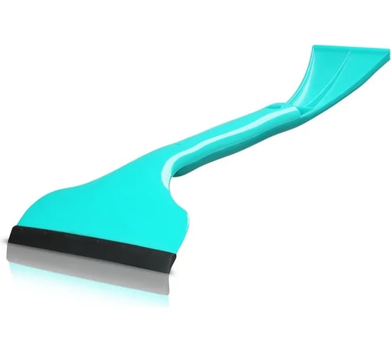Изображение товара Двусторонний водосгон ZiZay со скребком для льда, разборный, ширина 160x85 мм, длина 375 мм, бирюзовый ZZ0034