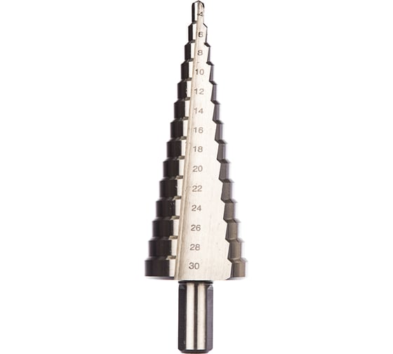 Изображение товара Сверло ступенчатое по металлу (4-30 мм; 14 ступеней; 100 мм) STAYER 29660-4-30-14