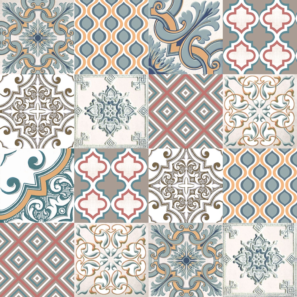 коллекция плитки italica tiles flex azul decor Плитка Azori Ceramica