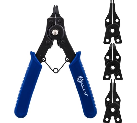 Изображение товара Съемник стопорных колец в наборе с 4 насадками КОБАЛЬТ 246-463