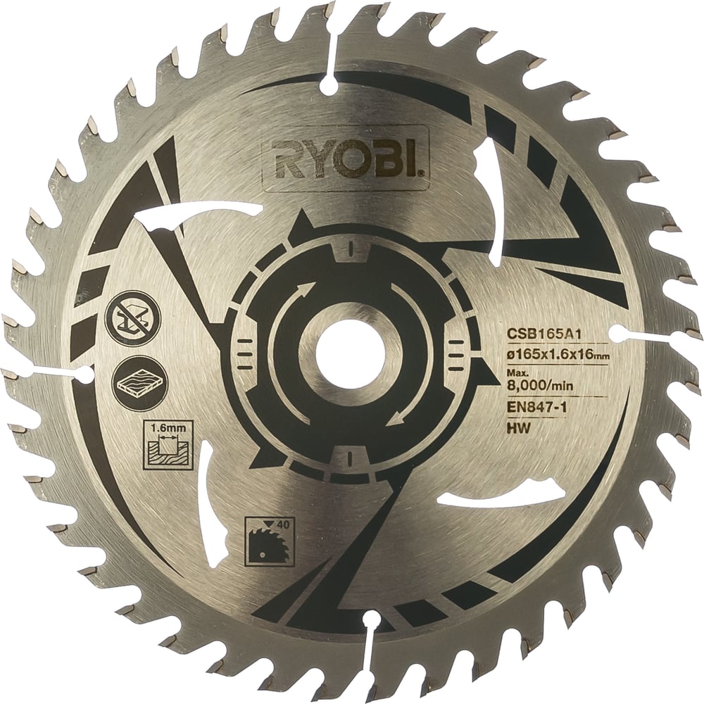 Пильный диск для R18CS Ryobi пильный диск по дереву sturm 125х22 2 мм 36 зубьев для пилы cs5012ms