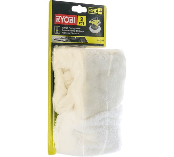 Изображение товара Набор полировальных насадок для R18B-0 (254 мм; 2 шт.) Ryobi RAK2BB 5132002786