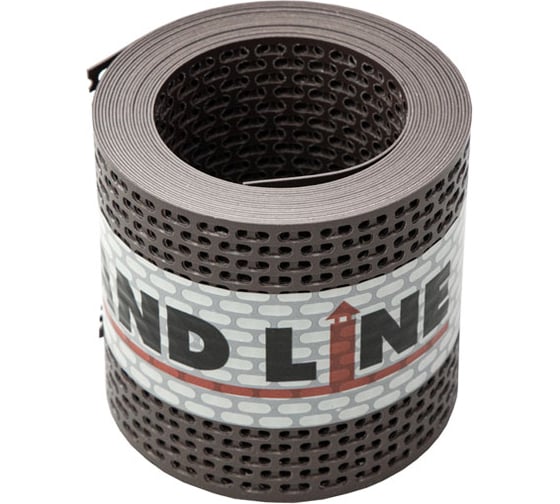 Изображение товара Вентиляционная карнизная лента Grand Line коричневая, 100x5000 мм 125594