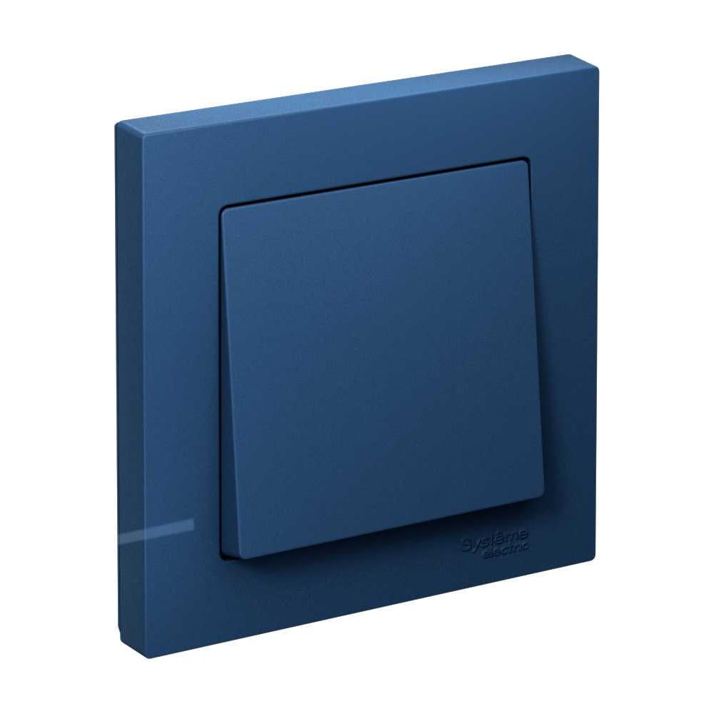 Изображение товара Одноклавишный выключатель Atlasdesign аквамарин 250 В, 10 А, в сборе