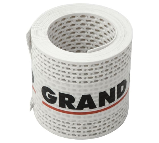 Изображение товара Вентиляционная карнизная лента Grand Line белая, 100x5000 мм 232548