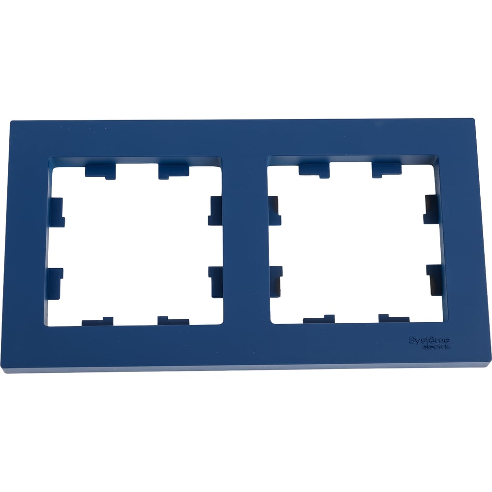 Изображение товара Универсальная 2-местная рамка Atlasdesign аквамарин IP20 для электропроводки