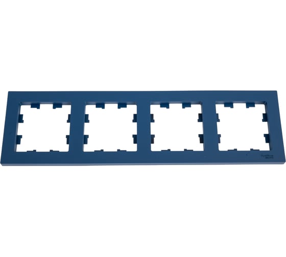 Изображение товара Универсальная 4-местная рамка Systeme Electric Atlasdesign аквамарин ATN001104