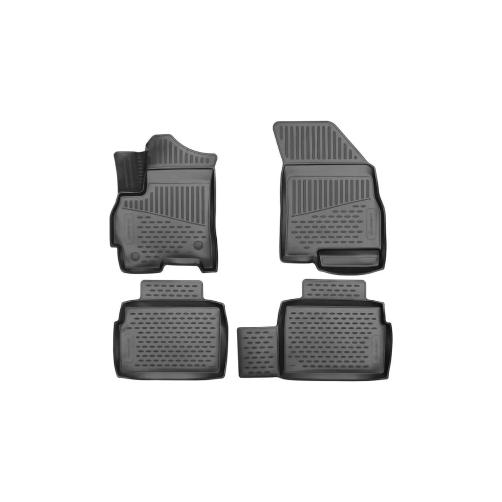 Изображение товара Коврики в салон Element 3D для EXEED LX 2022 внедорожник 4 шт полиуретан черный