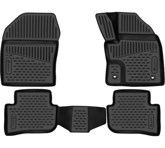 Изображение товара Коврики в салон Element 3D подходят для TOYOTA C-HR (I, Ir) 2016-, 4WD, П.Р. 4 шт., полиуретан / Тойота Схр ELEMENT3DAN0438210k