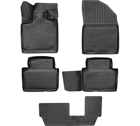 Изображение товара Коврики в салон Element 3D подходят для EXEED VX 2021- кроссовер, 5 шт., полиуретан / Эксид ВХ ELEMENT3DAN0020210k