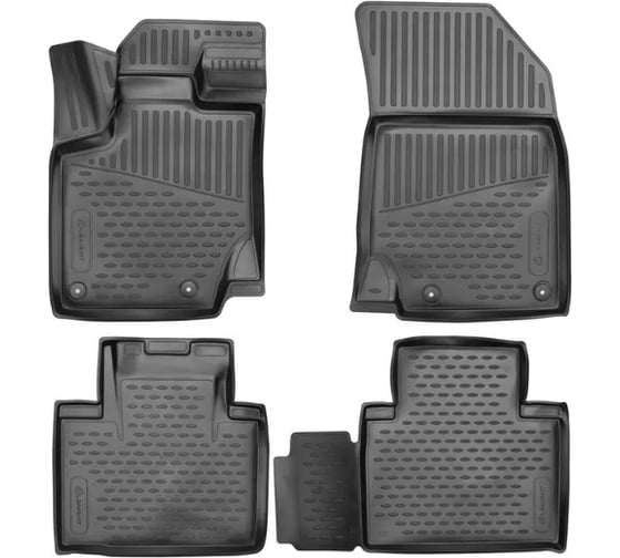 Изображение товара Коврики в салон Element 3D подходят для GEELY Atlas Pro 2021 -, кроссовер, 4 шт., полиуретан / Джили Атлас про ELEMENT3DAN0177210k