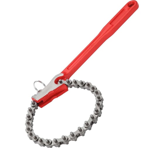 Изображение товара Односторонний цепной ключ с двойными губками REKON 4" 027004