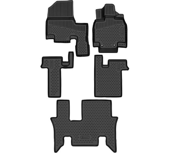 Изображение товара Коврики в салон Element 3D подходят для HONDA Stepwgn 2017-, минивэн, кузов RP1 - RP6, гибрид 5-6 поколение, правый руль, 5 шт., полиуретан ELEMENT3DAN0436210k