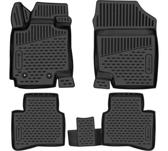 Изображение товара Коврики в салон Element 3D подходят для Москвич 3 2022- внедорожник, 4 шт., полиуретан ELEMENT3DA67535210k