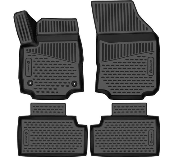Изображение товара Коврики в салон Element 3D подходят для CHEVROLET Equinox (III) 2017-, внедорожник., 4 шт., полиуретан / Шевроле Эквинокс ELEMENT3DA06100210k