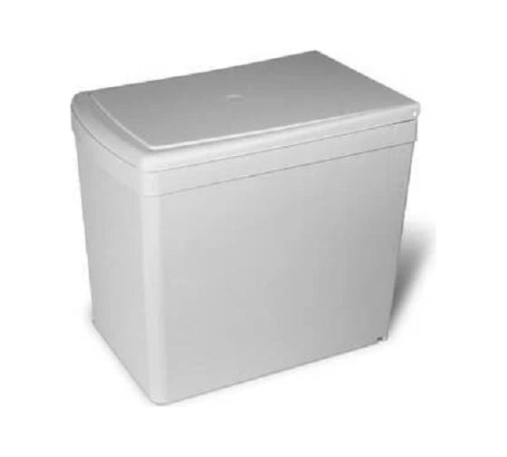 Изображение товара Ведро для мусора ALVEUS Albio навесное, прямоугольное, серое, пластик, 16 л. 224310