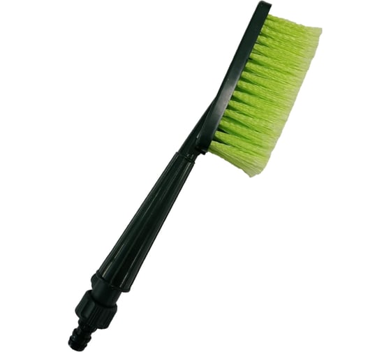 Изображение товара Щетка для мытья ZiZay длина 34 см, с клапаном под воду и краником, щетина 5 см ZZ0134