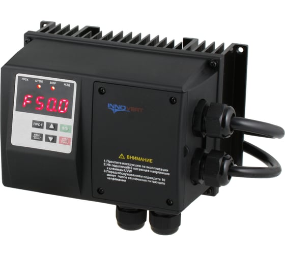 Изображение товара Преобразователь частоты INNOVERT IP65, выходной ток 5 А 2,2 кВтx380 В IPD222P43B