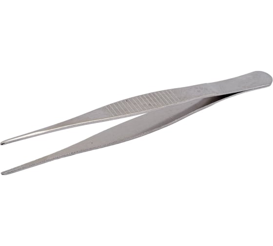 Изображение товара Прямой пинцет MOS нержавеющий 125 мм 67437М
