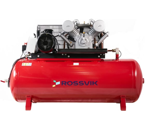Изображение товара Поршневой компрессор Rossvik 1700л/мин, 10 бар, ресивер 500 л, 380 В, 11 кВт СБ4/Ф-500.LТ100-11
