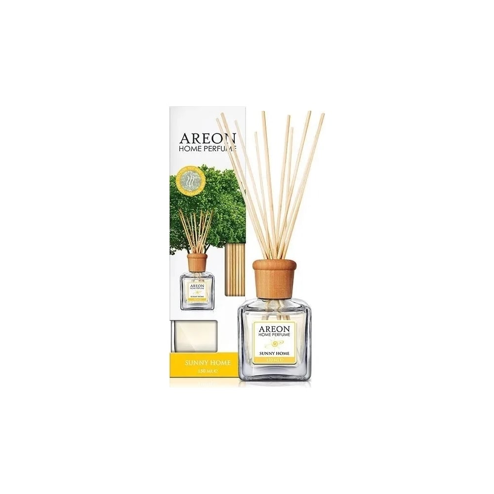 Изображение товара Ароматизатор Areon HOME PERFUME STICKS Sunny Home 150 МЛ настольный жидкий ароматизатор