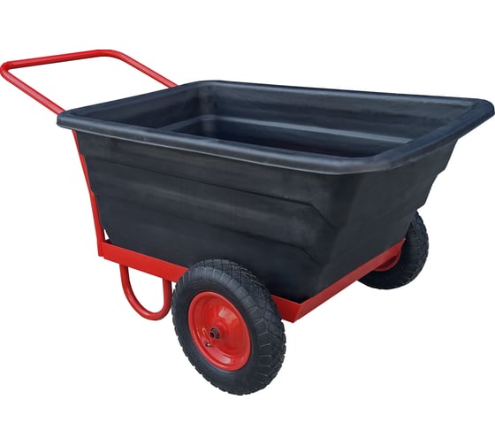 Изображение товара Двухколесная тачка Промышленник 300 л, антиударная, колесо пневматическое, 4,00/8 ПРОМ-300А2КП4