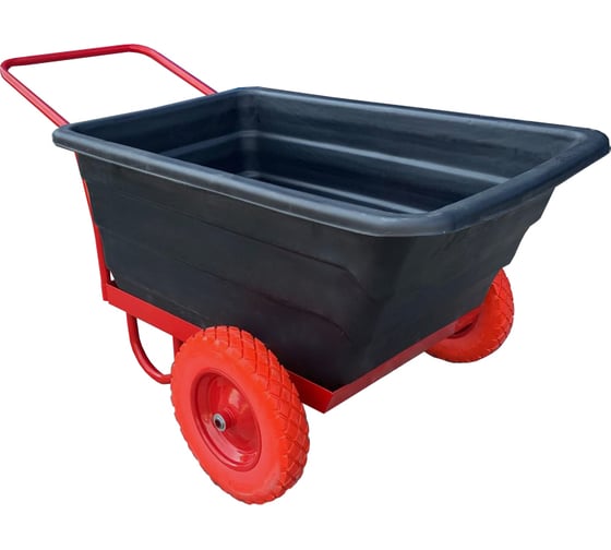 Изображение товара Двухколесная тачка Промышленник 300 л. антиударная, колесо бескамерное 4,00/8 d20 ПРОМ-300А2КБ4