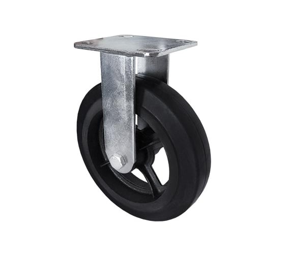 Изображение товара Колесо большегрузное обрезиненное неповоротное Longway FCD46