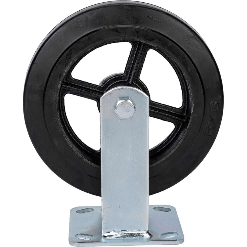 Большегрузное обрезиненное неповоротное колесо Longway большегрузное полиуретановое неповоротное колесо longway