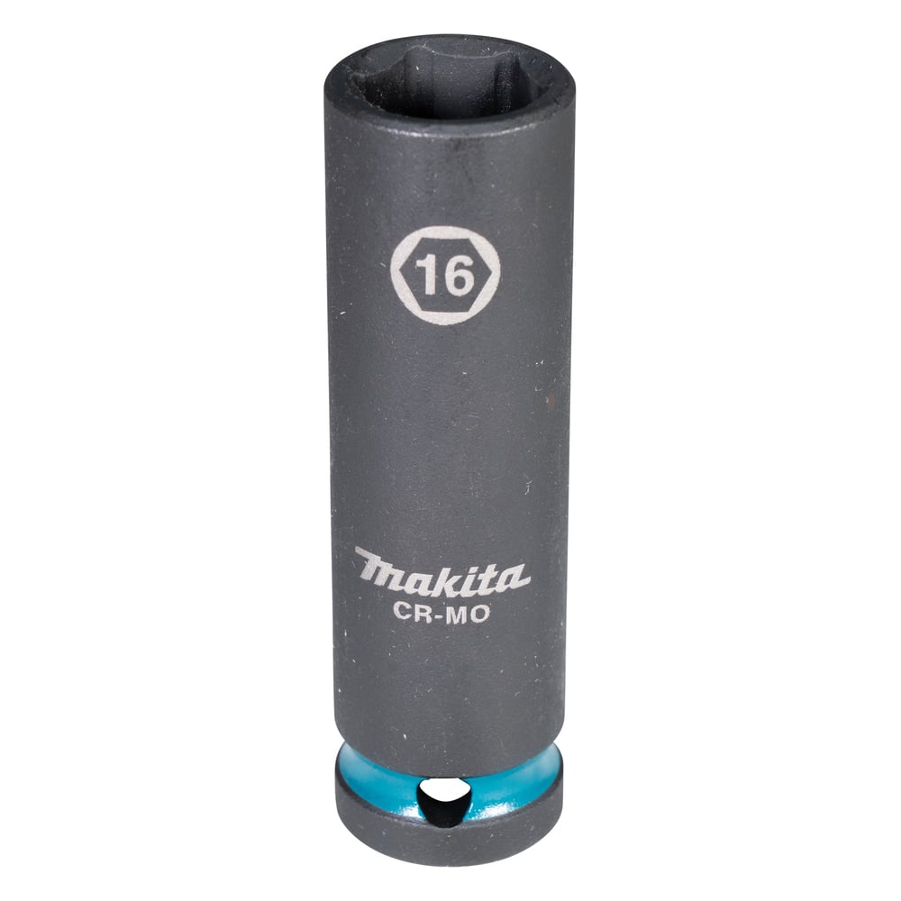 Изображение товара Ударная торцевая головка Makita 16мм, удлиненная, глубокая, CrMo