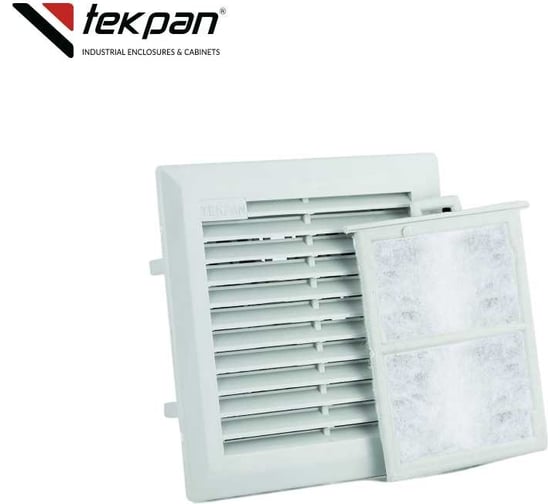 Изображение товара Решетка вентиляционная с фильтром 250x250 мм Tekpan TP 983107