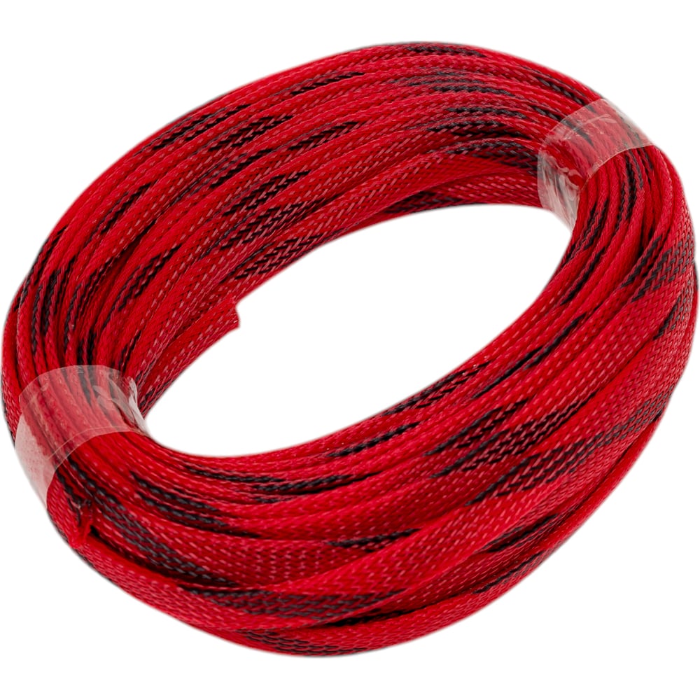 Изображение товара Оплетка для кабелей Ural sound URAL WP-DBRCA RED 10м защитный нейлон