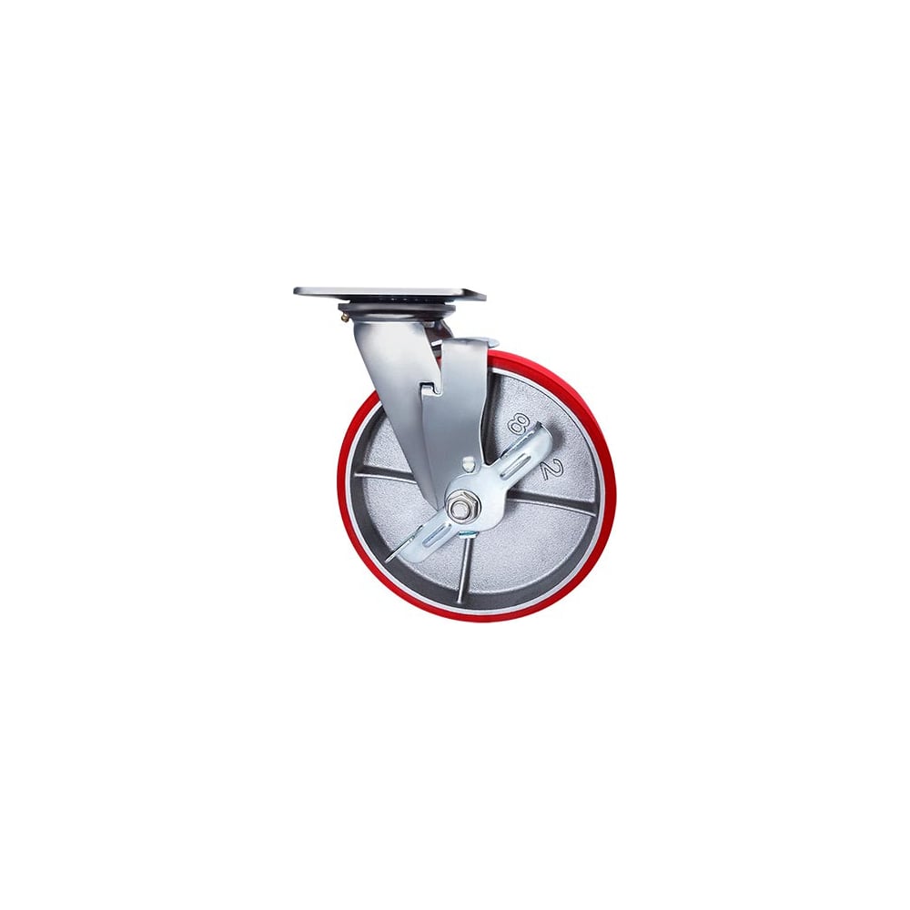 Большегрузное полиуретановое поворотное колесо Longway большегрузное обрезиненное поворотное колесо longway
