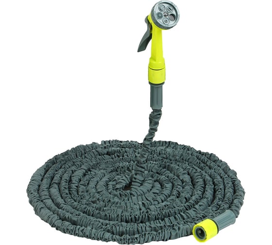 Изображение товара Растягивающийся шланг для полива INBLOOM 30 м, 5 режимов, коннектор, ТПЭ, полиэстер, пластик 168-034