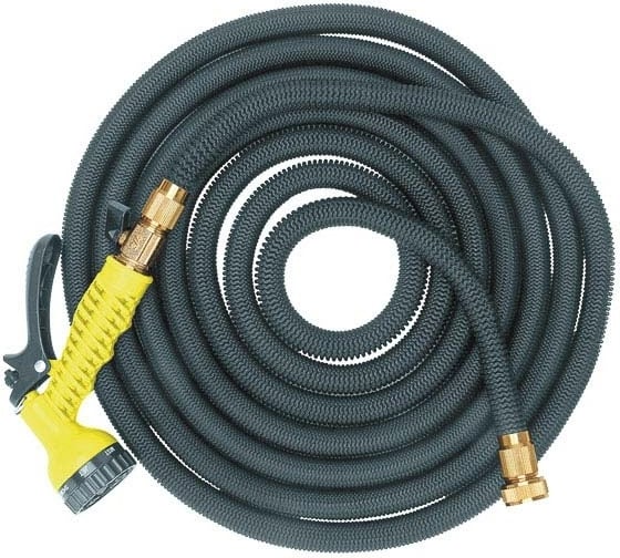 Изображение товара Растягивающийся шланг INBLOOM 15 м, латекс, полиэстер, латунь 168-023