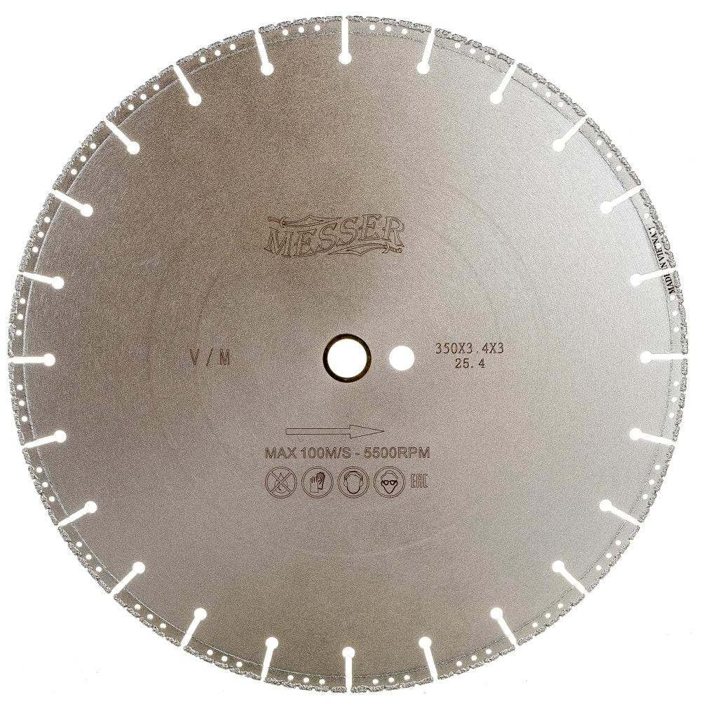 Универсальный алмазный диск MESSER диск по дереву для объемно фигурных работ messer