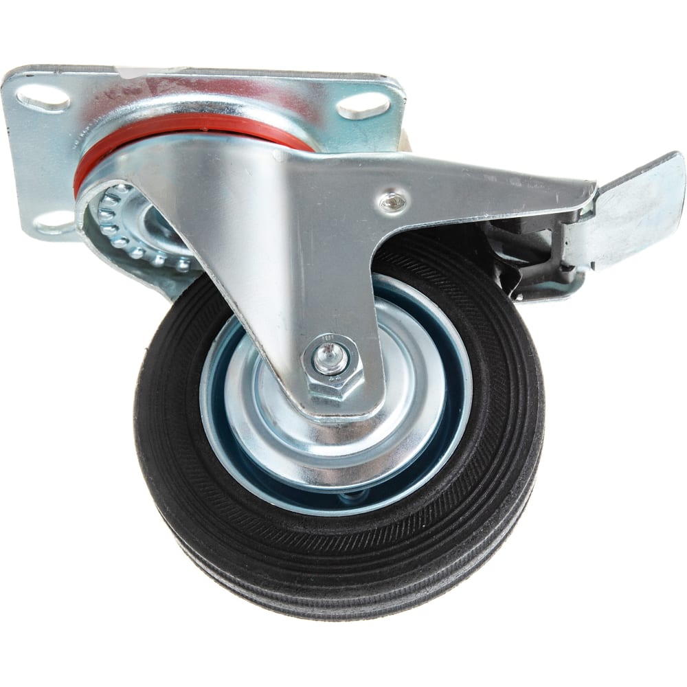 Промышленное поворотное колесо Longway колесо с вращающейся опорой nl пластиной крепления и передним тормозом 150 мм 220 кг tellure rota 606604