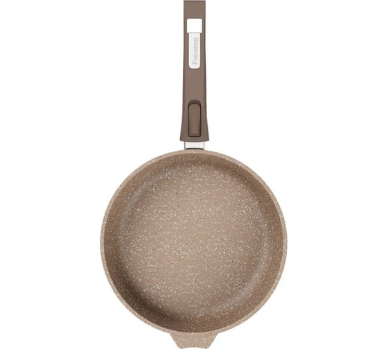 Изображение товара Сковорода Мечта 22 см с антипригарным покрытием гранит brown со съемной ручкой 022806
