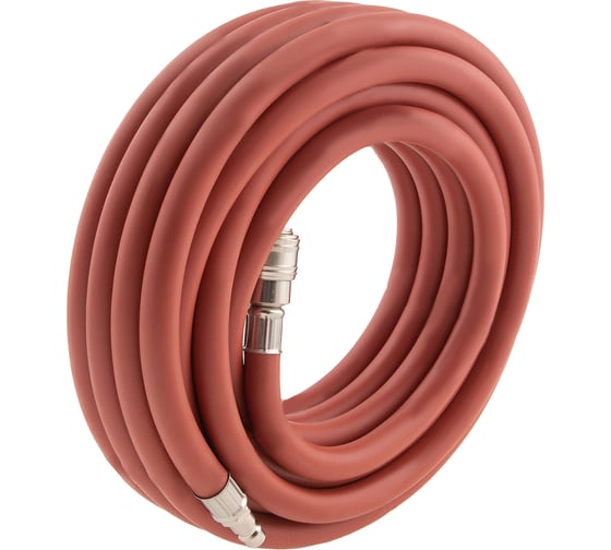 Изображение товара Шланг пневматический резиновый (10x16 мм; 10 м; 24 бар; армированный; быстросъем) STELS 57021