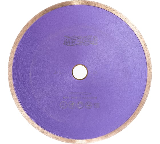 Изображение товара Диск алмазный сплошная кромка G/L по граниту 230D-1.6T-7.5W-22.2/25.4 MESSER 01-22-230