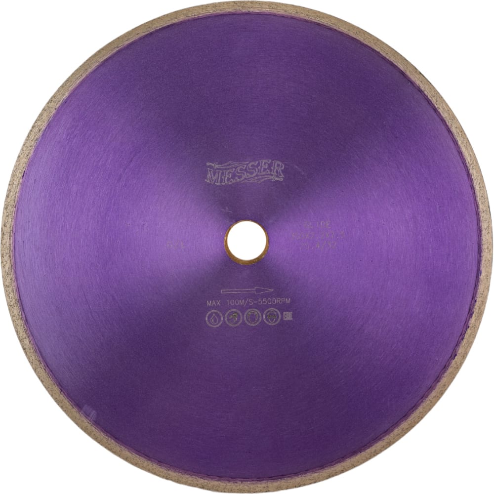 Алмазный диск по граниту MESSER универсальный алмазный диск messer