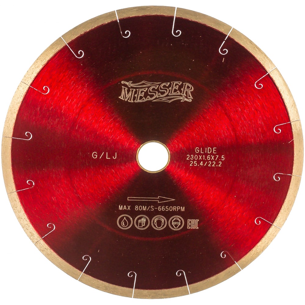 Алмазный диск по граниту MESSER - 01-24-230