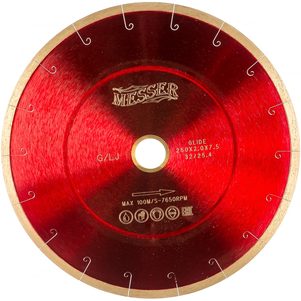 Алмазный диск по граниту MESSER - 01-24-250