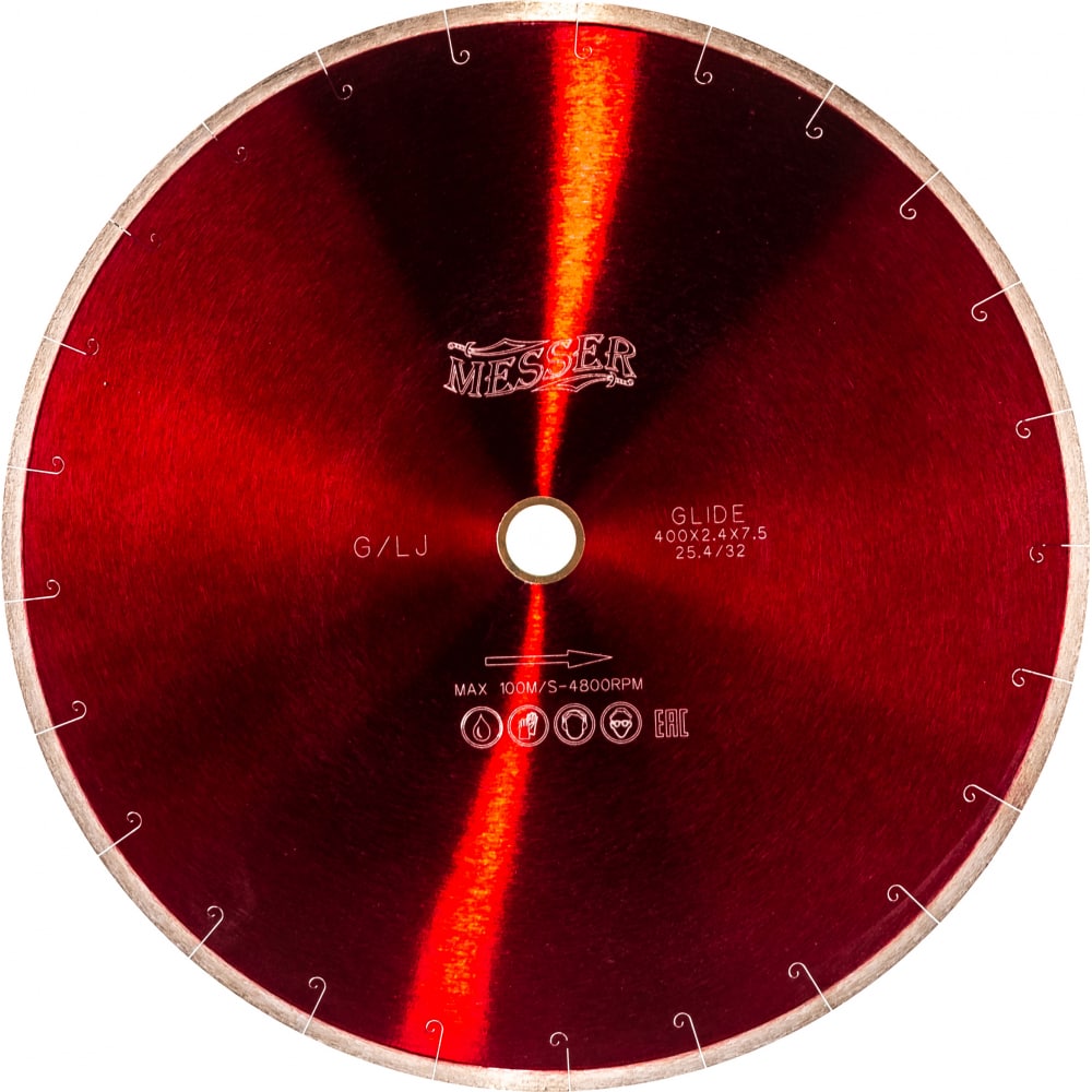 Алмазный диск по граниту MESSER - 01-24-400