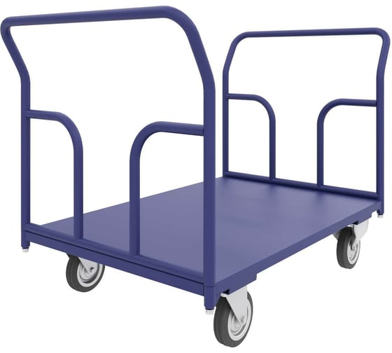 Изображение товара Платформенная тележка с двумя ручками RUSKLAD ТПД 5, 700x1200 мм, d160 мм ТПД 5 160