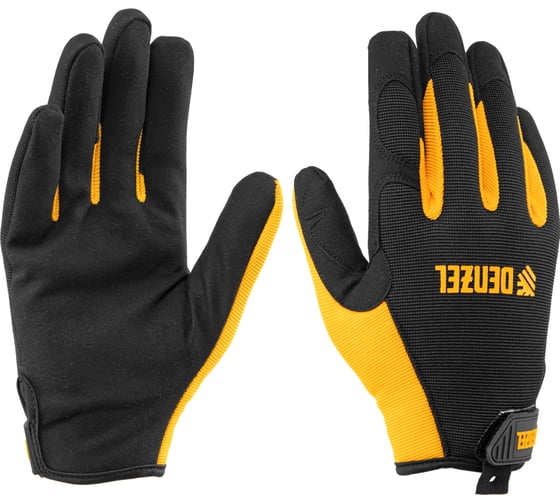 Изображение товара Универсальные перчатки на липучке Denzel р. 10 67994