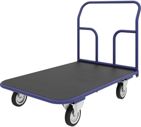 Изображение товара Платформенная тележка с резиновым покрытием RUSKLAD ТПР 1, 500x800 мм, d125 мм ТПР 1 125