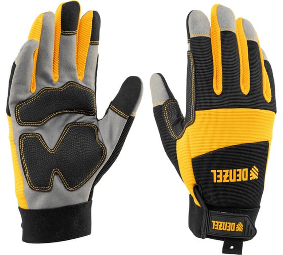 Изображение товара Универсальные усиленные перчатки Denzel р. 10 67991