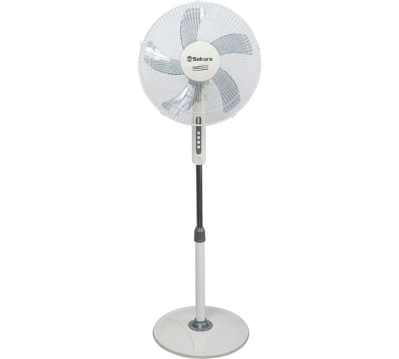 Изображение товара Напольный вентилятор SAKURA SA-17W белый, 1 шт./коробка РТ-00069518